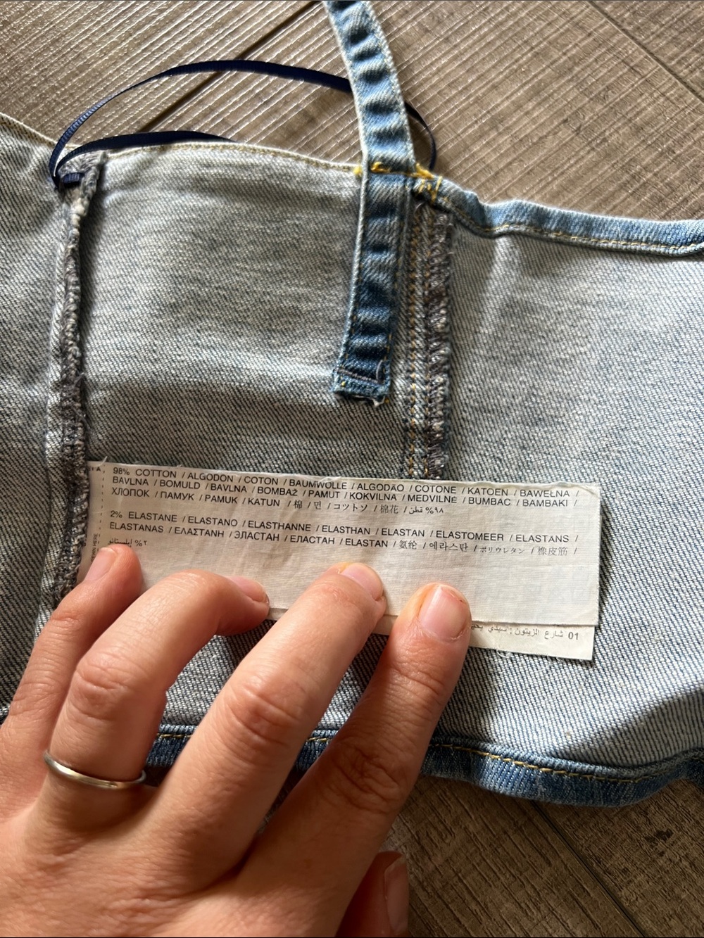 Mango Button-Front Crop Cami - Picture 5 of 7